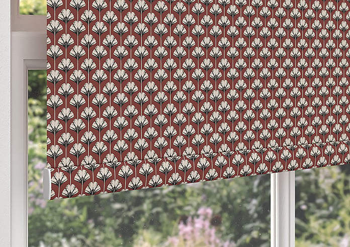 Ted Baker Palm Geo, Crimson - Twist&Fit Roller Blind - Image 4